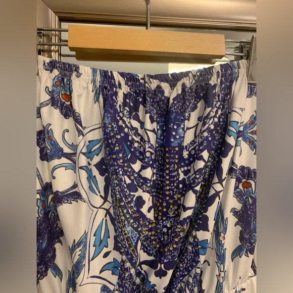 Paisley print strapless jumpsuit - Picture 4 of 6